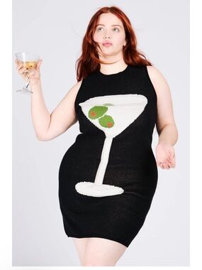 Rachel Antonoff Lisa Says Gah Free People Maddy Martini Dress 3X Plus Size dress